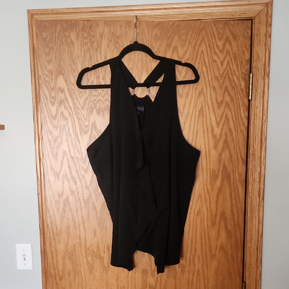 The Limited Black Halter Top, Size Xxl
